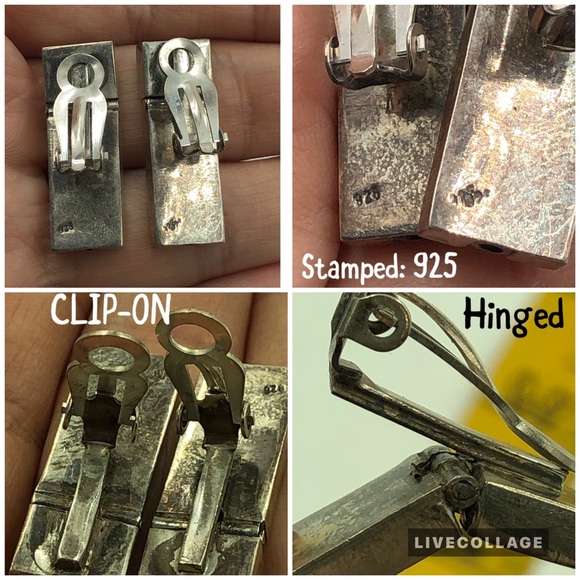 🌟SOLD!🌟925 STER Silver Turquoise Dangle Earrings - Picture 6 of 8